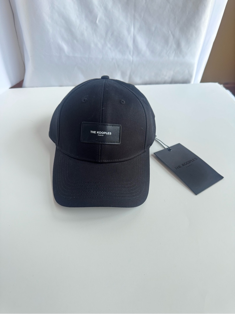 The Kooples Black Logo Baseball Cap